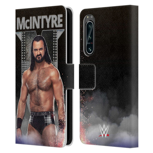WWE Drew McIntyre LED Image Leather Book Wallet Case Cover For Sony Xperia 5 IV