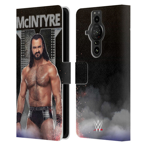 WWE Drew McIntyre LED Image Leather Book Wallet Case Cover For Sony Xperia Pro-I