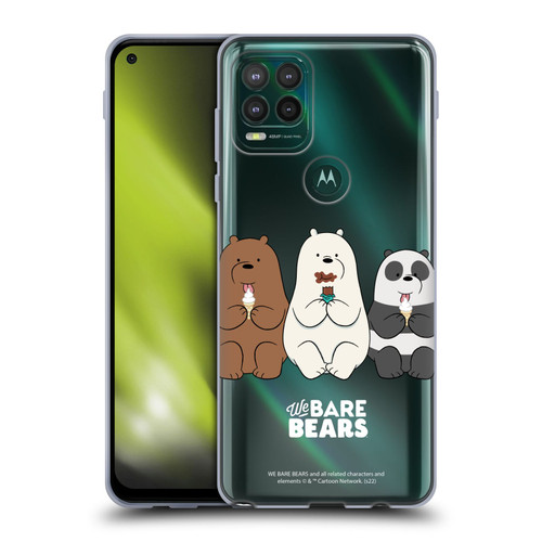We Bare Bears Character Art Group 2 Soft Gel Case for Motorola Moto G Stylus 5G 2021