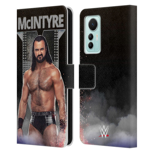 WWE Drew McIntyre LED Image Leather Book Wallet Case Cover For Xiaomi 12 Lite