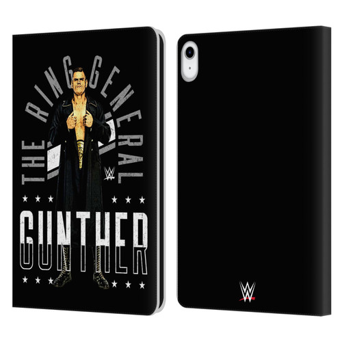 WWE Gunther Ring General Leather Book Wallet Case Cover For Apple iPad 10.9 (2022)