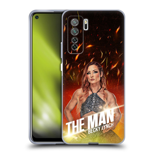 WWE Becky Lynch The Man Portrait Soft Gel Case for Huawei Nova 7 SE/P40 Lite 5G
