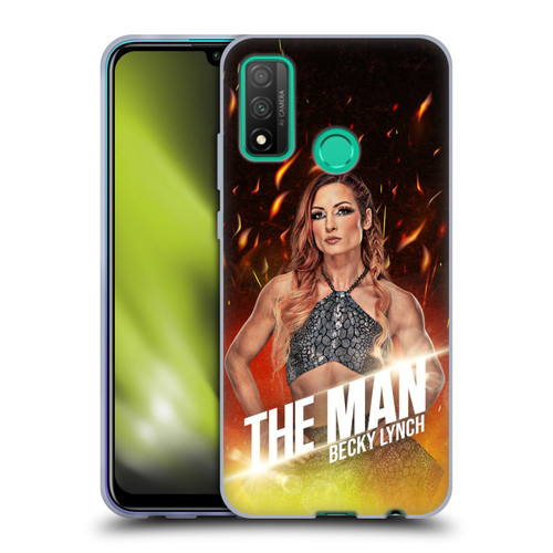 WWE Becky Lynch The Man Portrait Soft Gel Case for Huawei P Smart (2020)