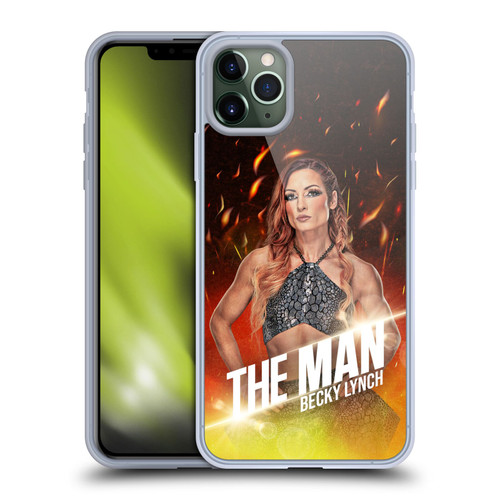 WWE Becky Lynch The Man Portrait Soft Gel Case for Apple iPhone 11 Pro Max
