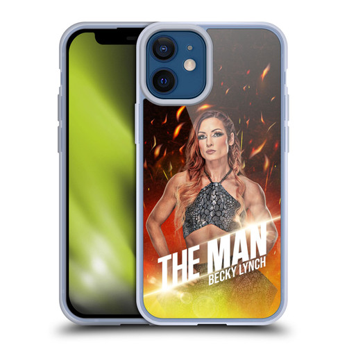 WWE Becky Lynch The Man Portrait Soft Gel Case for Apple iPhone 12 Mini