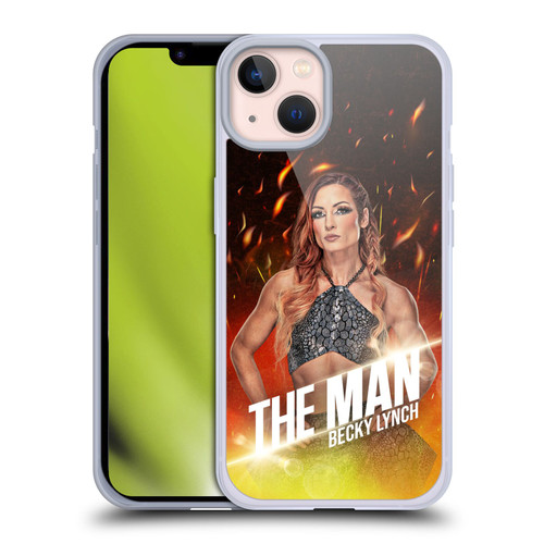 WWE Becky Lynch The Man Portrait Soft Gel Case for Apple iPhone 13