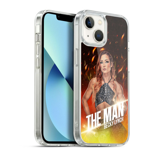 WWE Becky Lynch The Man Portrait Soft Gel Case for Apple iPhone 13