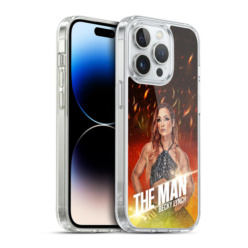 WWE Becky Lynch The Man Portrait Soft Gel Case for Apple iPhone 13 Pro & MagSafe