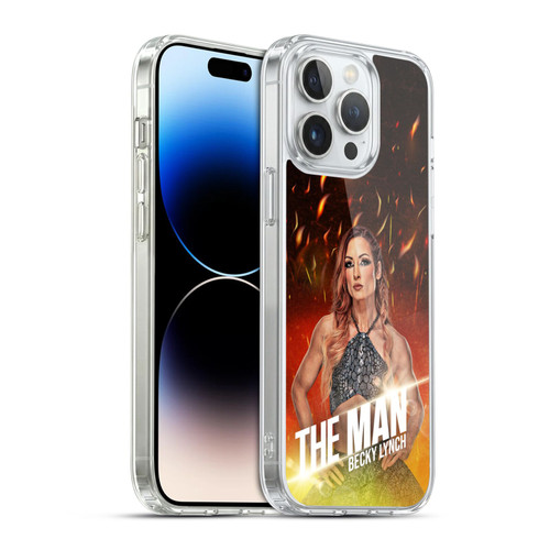 WWE Becky Lynch The Man Portrait Soft Gel Case for Apple iPhone 14 Pro Max & MagSafe