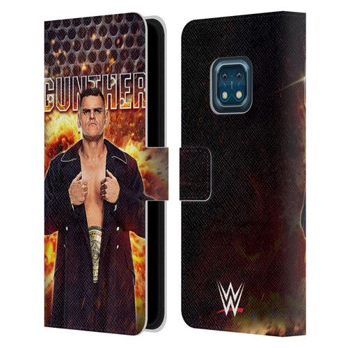 WWE Gunther Portrait Leather Book Wallet Case Cover For Nokia XR20