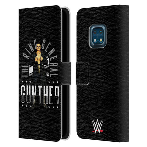 WWE Gunther Ring General Leather Book Wallet Case Cover For Nokia XR20