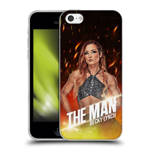WWE Becky Lynch The Man Portrait Soft Gel Case for Apple iPhone 5c
