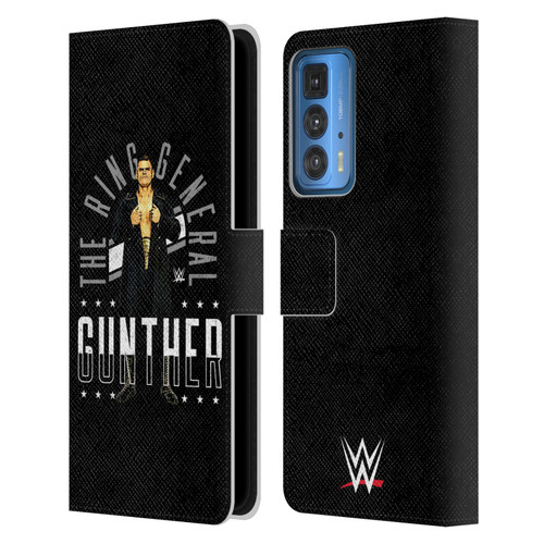WWE Gunther Ring General Leather Book Wallet Case Cover For Motorola Edge 20 Pro