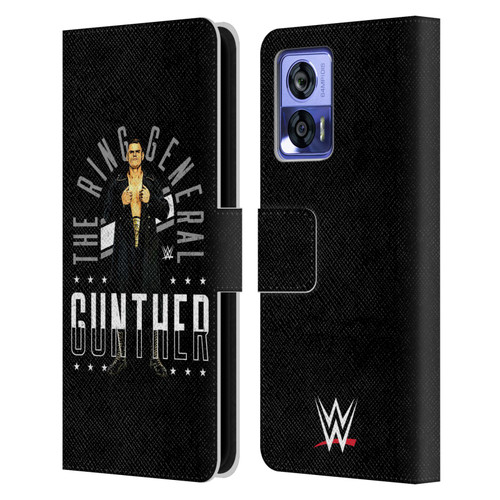 WWE Gunther Ring General Leather Book Wallet Case Cover For Motorola Edge 30 Neo 5G