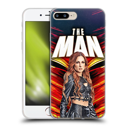 WWE Becky Lynch The Man Soft Gel Case for Apple iPhone 7 Plus / iPhone 8 Plus
