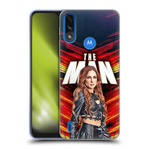 WWE Becky Lynch The Man Soft Gel Case for Motorola Moto E7 Power / Moto E7i Power