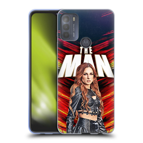 WWE Becky Lynch The Man Soft Gel Case for Motorola Moto G50