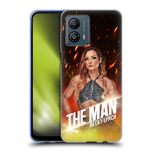 WWE Becky Lynch The Man Portrait Soft Gel Case for Motorola Moto G53 5G