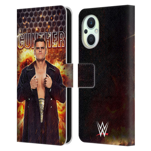 WWE Gunther Portrait Leather Book Wallet Case Cover For OPPO Reno8 Lite