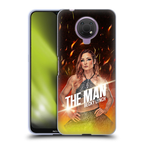 WWE Becky Lynch The Man Portrait Soft Gel Case for Nokia G10