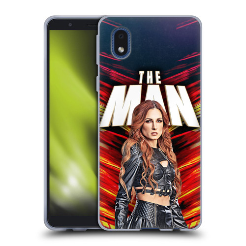 WWE Becky Lynch The Man Soft Gel Case for Samsung Galaxy A01 Core (2020)