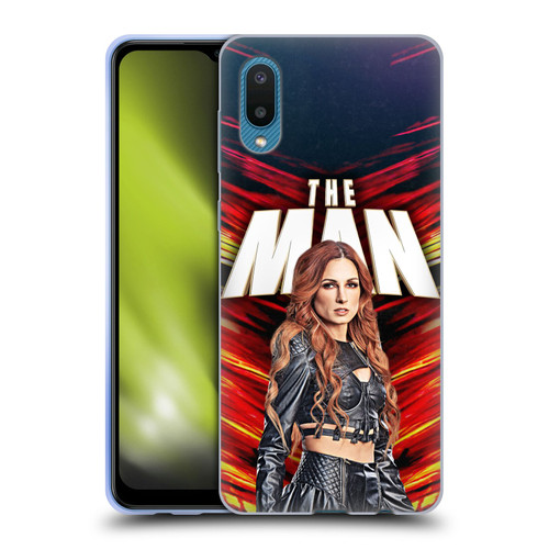 WWE Becky Lynch The Man Soft Gel Case for Samsung Galaxy A02/M02 (2021)