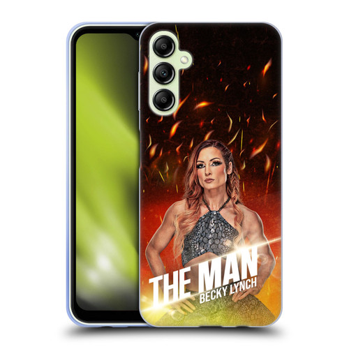 WWE Becky Lynch The Man Portrait Soft Gel Case for Samsung Galaxy A14 5G