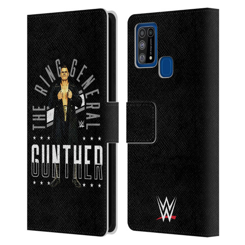 WWE Gunther Ring General Leather Book Wallet Case Cover For Samsung Galaxy M31 (2020)