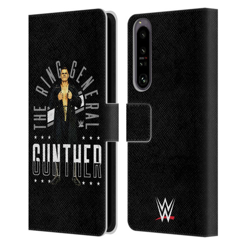WWE Gunther Ring General Leather Book Wallet Case Cover For Sony Xperia 1 IV