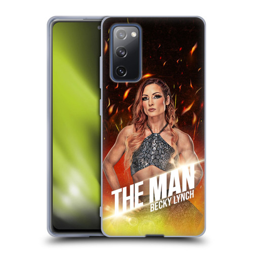 WWE Becky Lynch The Man Portrait Soft Gel Case for Samsung Galaxy S20 FE / 5G