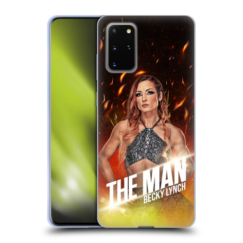 WWE Becky Lynch The Man Portrait Soft Gel Case for Samsung Galaxy S20+ / S20+ 5G