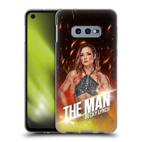WWE Becky Lynch The Man Portrait Soft Gel Case for Samsung Galaxy S10e
