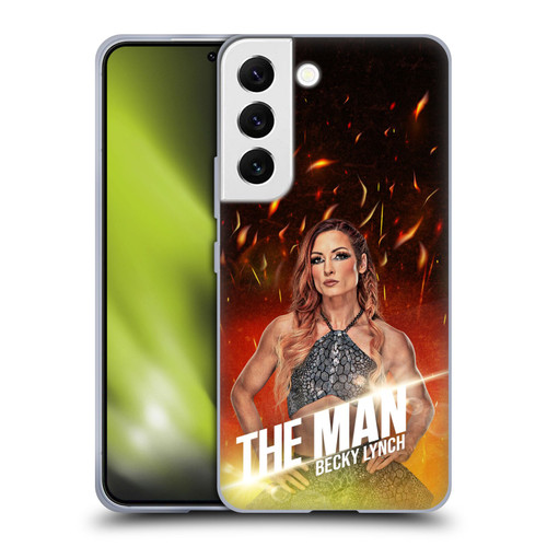 WWE Becky Lynch The Man Portrait Soft Gel Case for Samsung Galaxy S22 5G