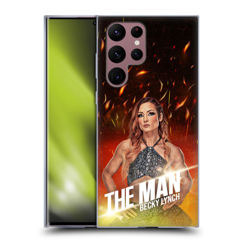WWE Becky Lynch The Man Portrait Soft Gel Case for Samsung Galaxy S22 Ultra 5G