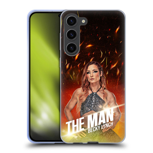 WWE Becky Lynch The Man Portrait Soft Gel Case for Samsung Galaxy S23+ 5G