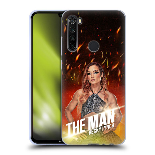WWE Becky Lynch The Man Portrait Soft Gel Case for Xiaomi Redmi Note 8T