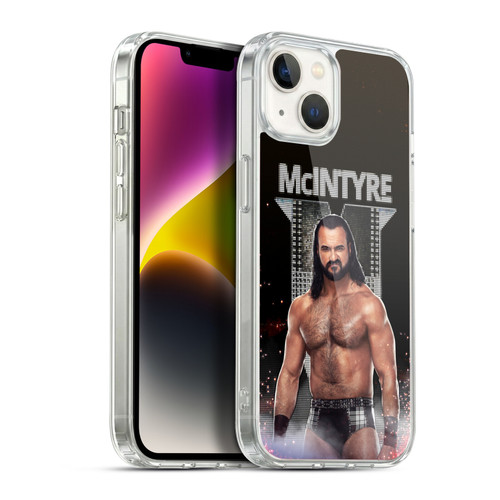 WWE Drew McIntyre LED Image Soft Gel Case for Apple iPhone 14 Plus & MagSafe