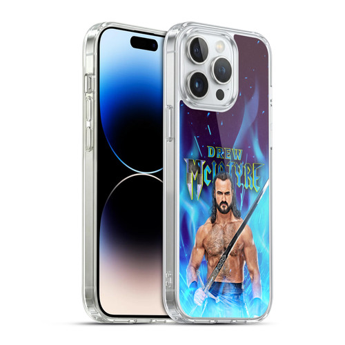 WWE Drew McIntyre Scottish Warrior Soft Gel Case for Apple iPhone 14 Pro Max & MagSafe