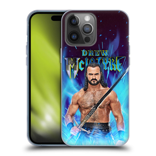 WWE Drew McIntyre Scottish Warrior Soft Gel Case for Apple iPhone 14 Pro Max