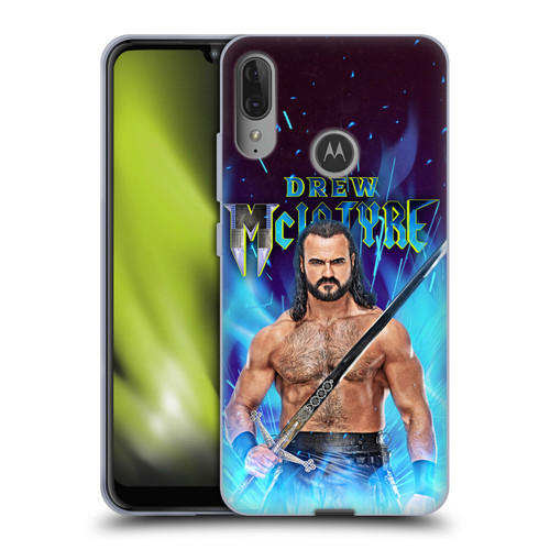 WWE Drew McIntyre Scottish Warrior Soft Gel Case for Motorola Moto E6 Plus