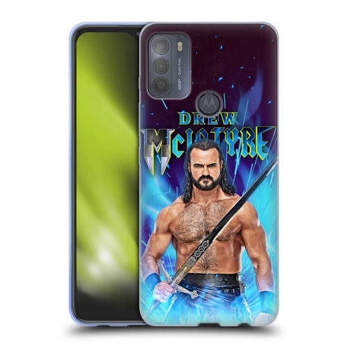 WWE Drew McIntyre Scottish Warrior Soft Gel Case for Motorola Moto G50
