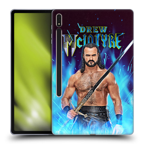 WWE Drew McIntyre Scottish Warrior Soft Gel Case for Samsung Galaxy Tab S8 Plus