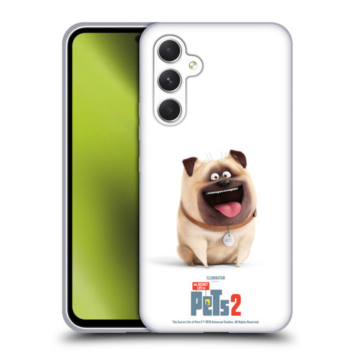 The Secret Life of Pets 2 Character Posters Mel Pug Dog Soft Gel Case for Samsung Galaxy A54 5G