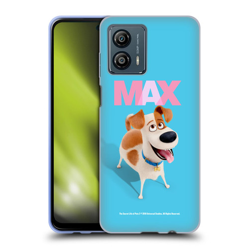 The Secret Life of Pets 2 II For Pet's Sake Max Dog Soft Gel Case for Motorola Moto G53 5G