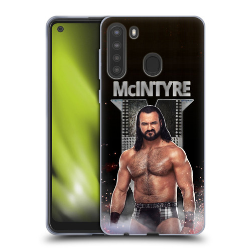 WWE Drew McIntyre LED Image Soft Gel Case for Samsung Galaxy A21 (2020)