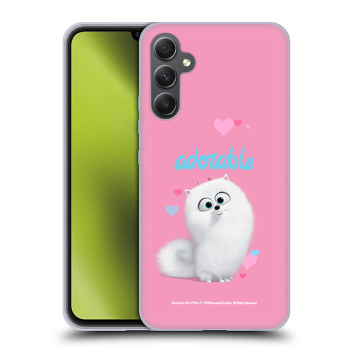 The Secret Life of Pets 2 II For Pet's Sake Gidget Pomeranian Dog Soft Gel Case for Samsung Galaxy A34 5G