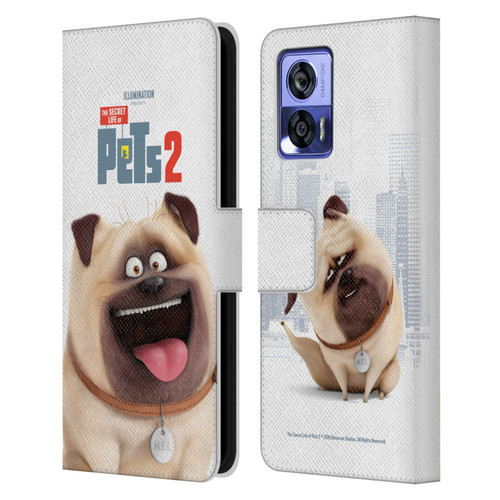 The Secret Life of Pets 2 Character Posters Mel Pug Dog Leather Book Wallet Case Cover For Motorola Edge 30 Neo 5G