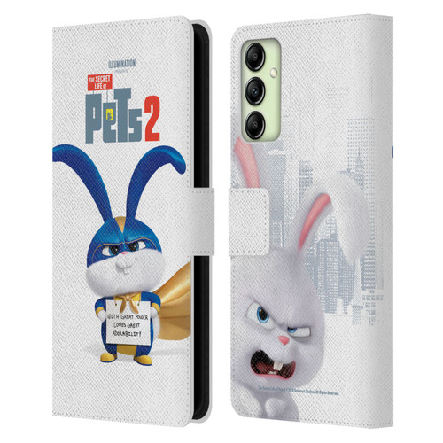 The Secret Life of Pets 2 Character Posters Snowball Rabbit Bunny Leather Book Wallet Case Cover For Samsung Galaxy A14 5G