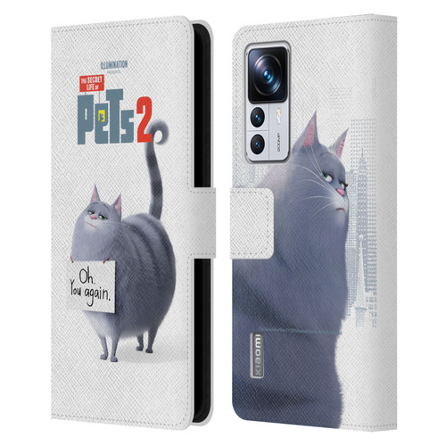 The Secret Life of Pets 2 Character Posters Chloe Cat Leather Book Wallet Case Cover For Xiaomi 12T Pro