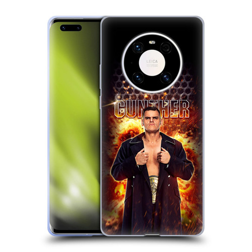 WWE Gunther Portrait Soft Gel Case for Huawei Mate 40 Pro 5G